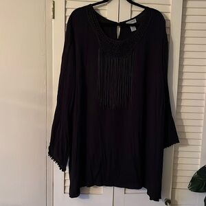 Women’s Plus Size 2X Black Top from Catherine’s